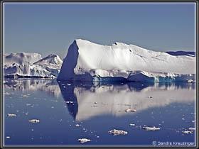Über der Mündung des Eisfjords