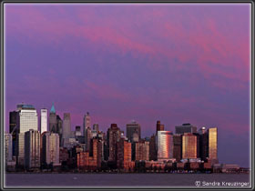 Sonnenuntergang Manhattan